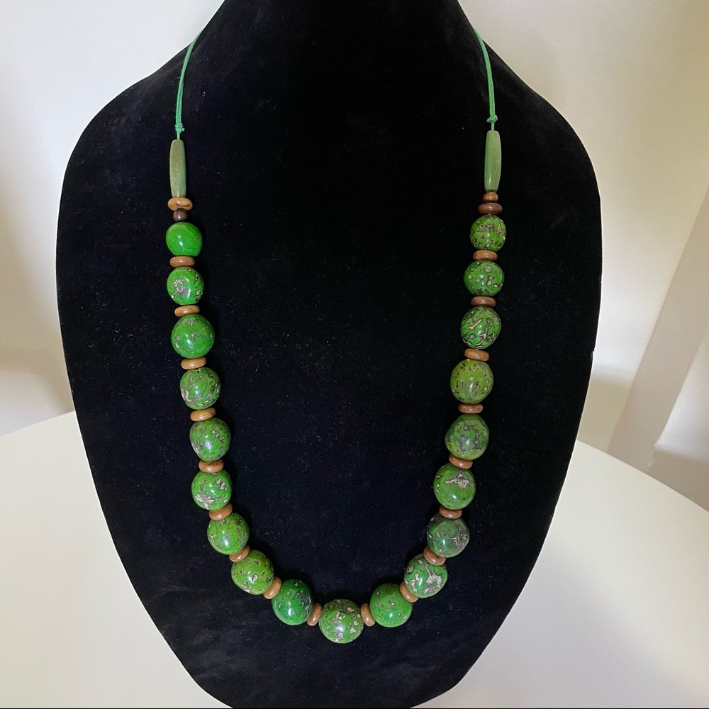 Green necklace